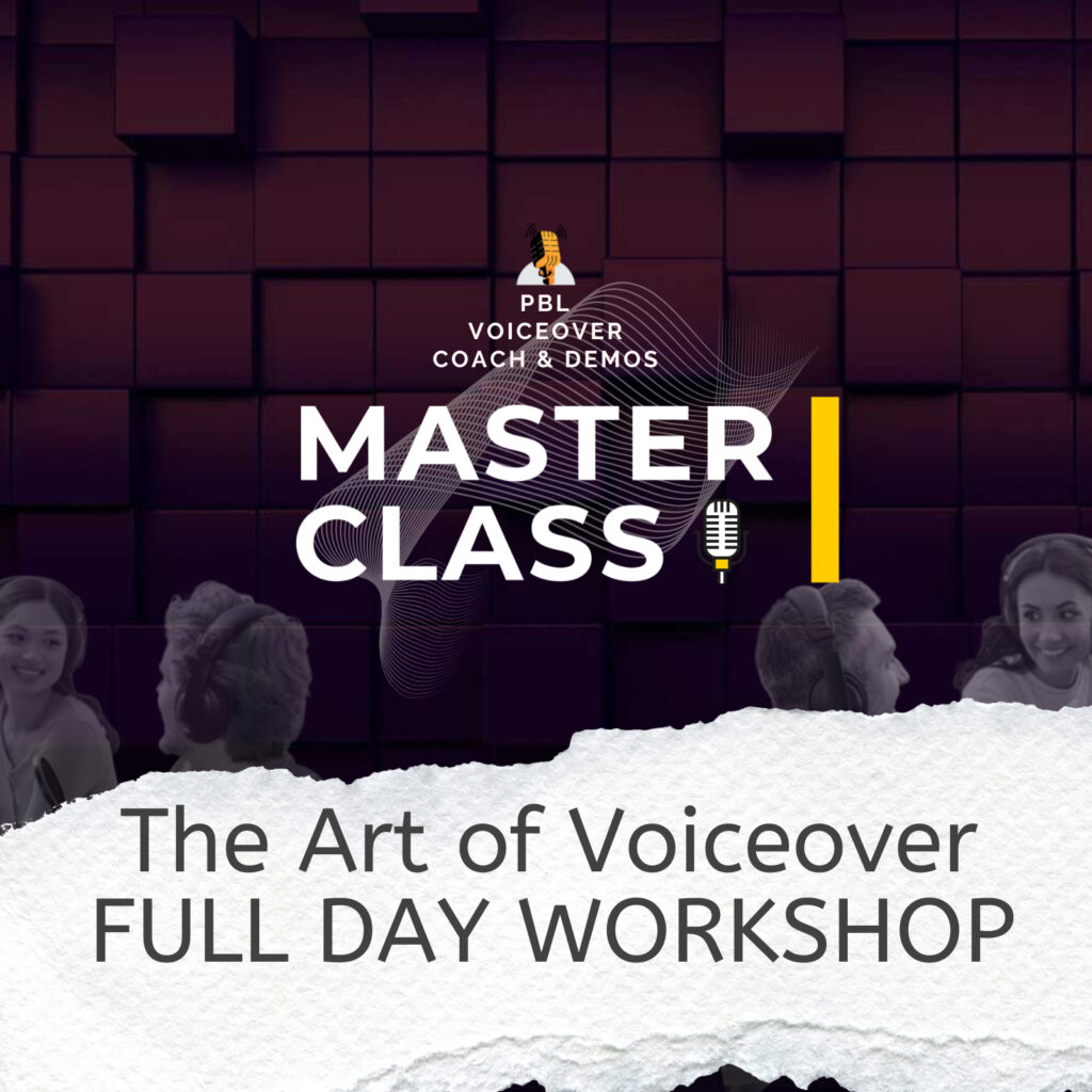 The Art of Voiceover FULL DAY WORKSHOP Cover